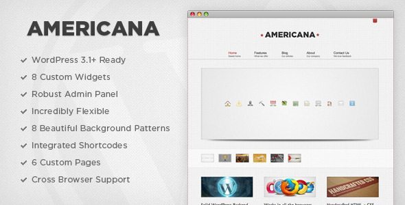 AmericanaCorporateWordPressTheme