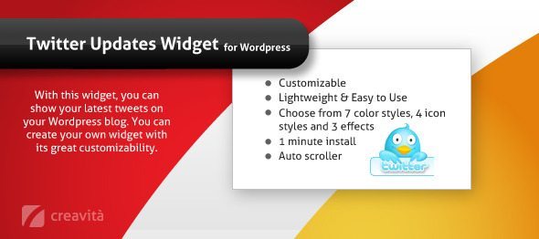 Twitter Updates Widget for WordPress
