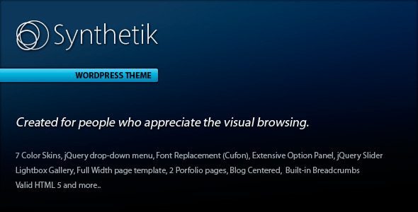 Synthetik WordPress Theme