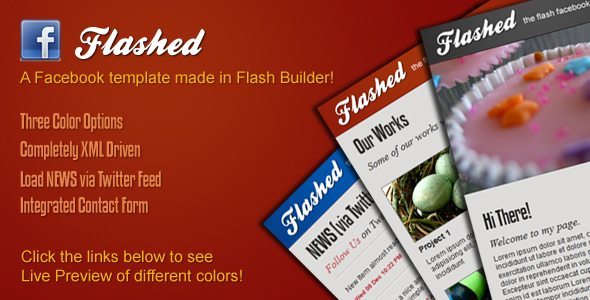 Flashed TheFacebookTemplate