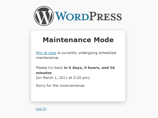 maintenancemode