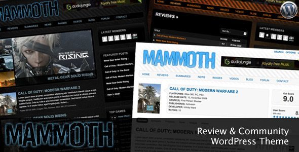 Mammoth-ReviewWordPress-Theme