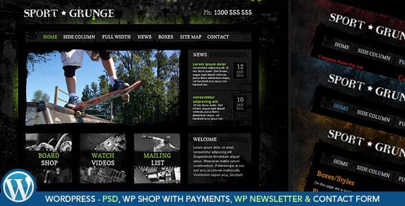 Sport-and-Grunge-WordPress-Shop