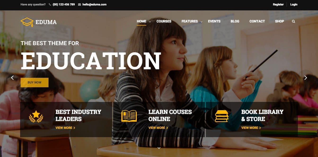 Education WP Theme Review