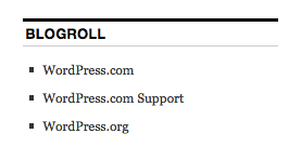 How To Use WordPress Blogroll For Site Navigation