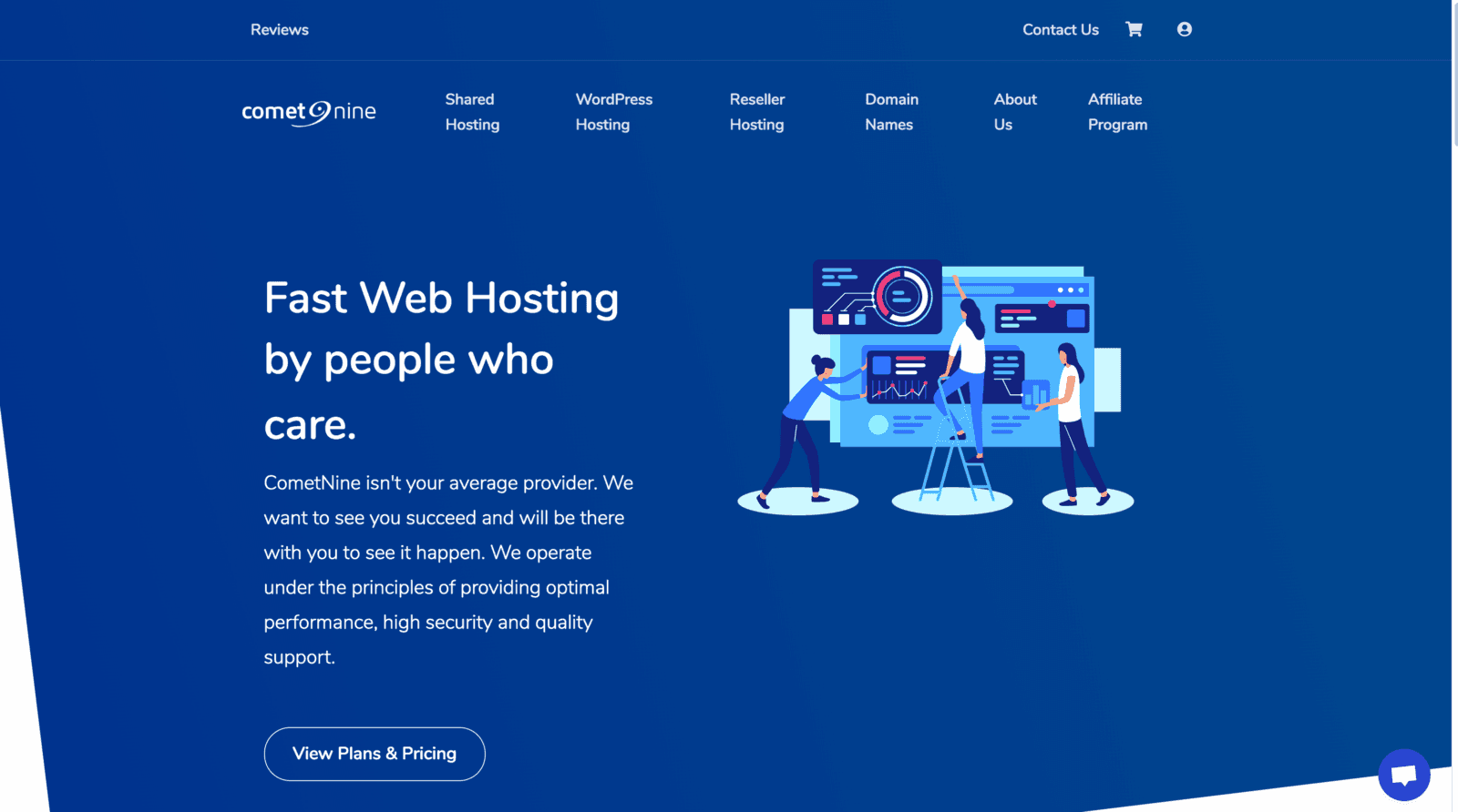 CometNine Review – A lesser known web host