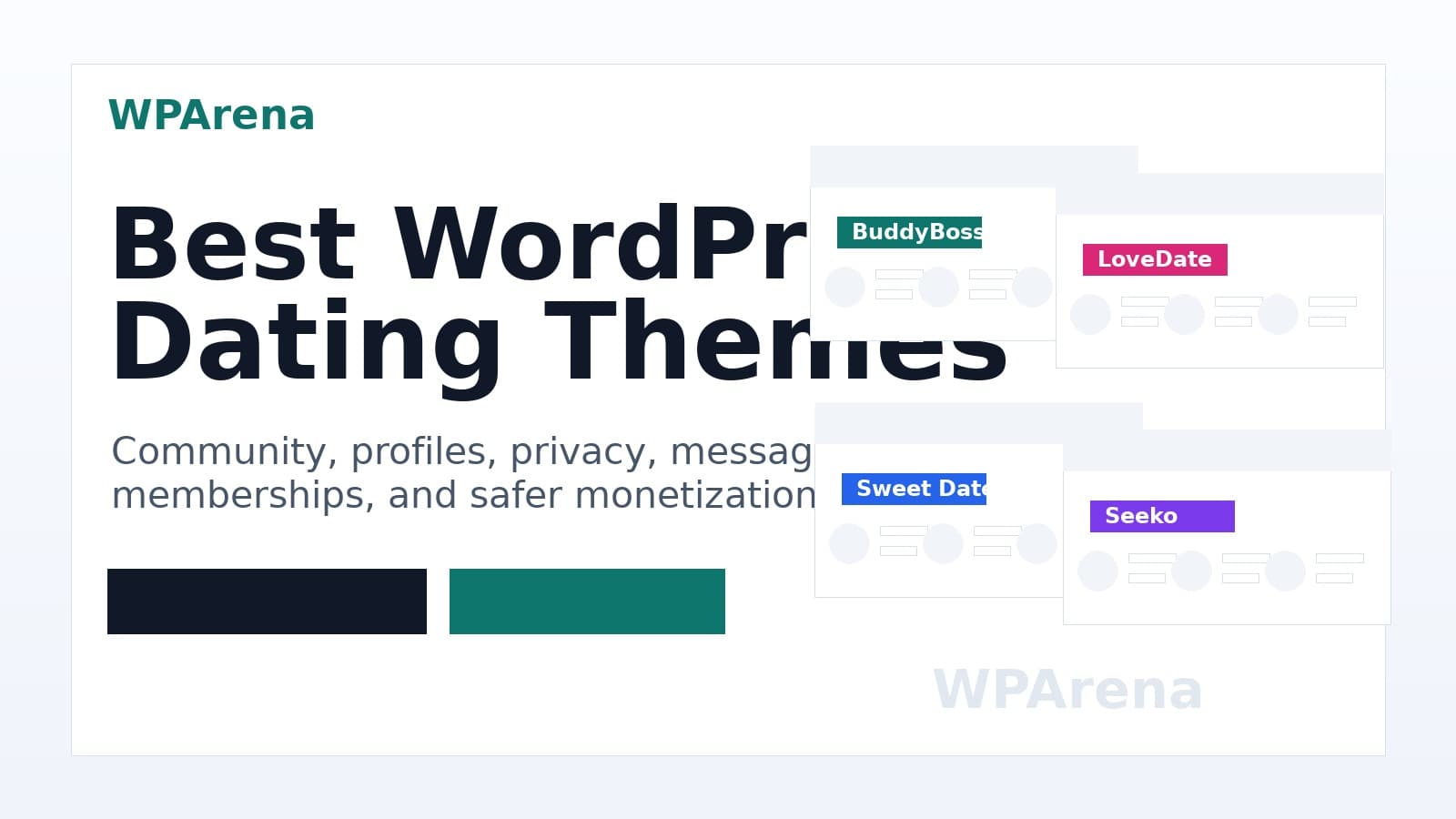 Best WordPress Dating Themes & Plugins for 2026