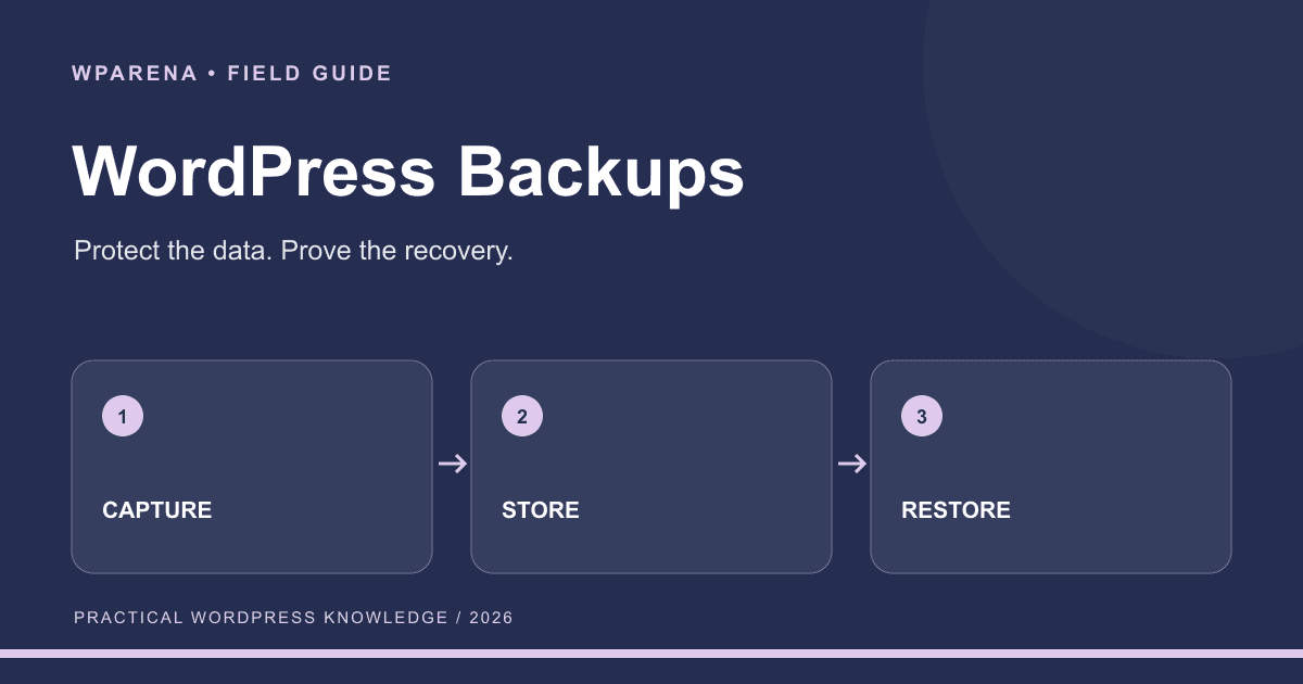 WordPress Backup Plugins: Choose, Schedule & Test a Restore