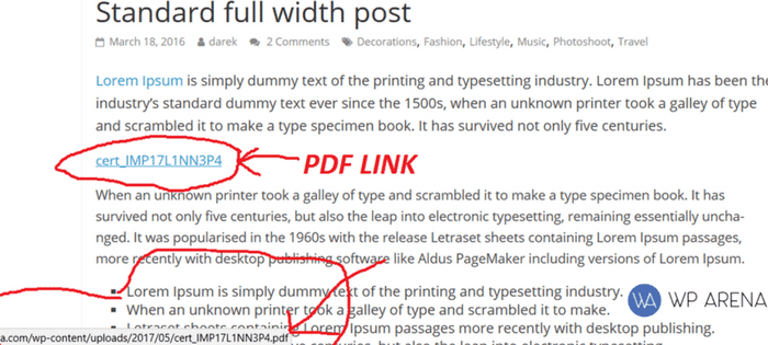 How to Embed PDF, Spreadsheet & Word File in WordPress Post