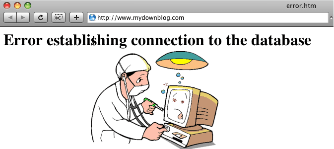 Fixing the WordPress Error Establishing Database Connection