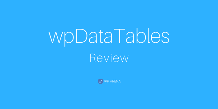 wpDataTables Review: Create Responsive Tables and Charts Easily