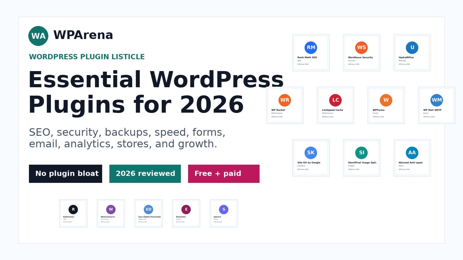 Best Essential WordPress Plugins for 2026