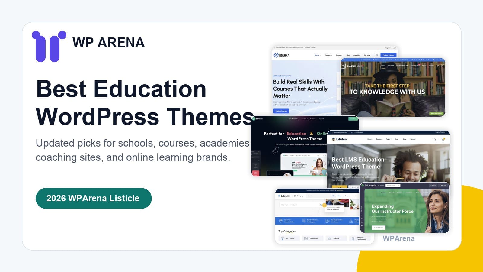 10 Best Education WordPress Themes for 2026