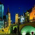 Evening in Ghent, Belgium