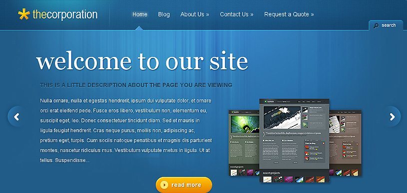 Thecorporation WordPress Theme