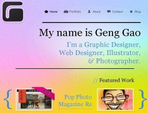 Geng Gao Creative Portfolio