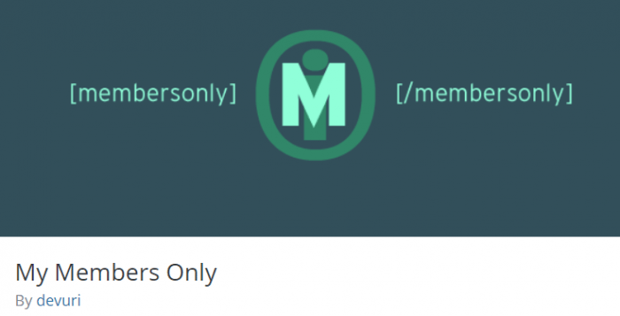 My Members Only WordPress Document Sharing Plugin