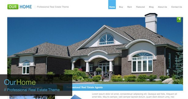 Our Home Professional real Estate Theme Our Home Professional real Estate Theme