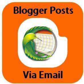 blogger posts via email