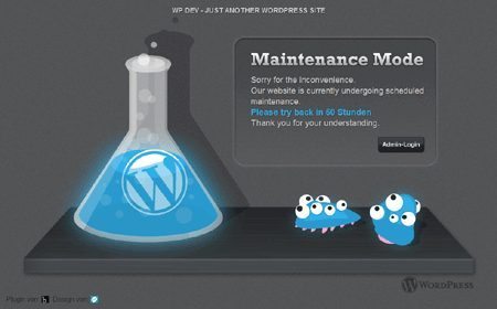 WordPress Maintenance mode