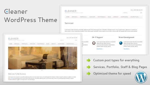 Cleaner Business WordPress Theme Cleaner Business WordPress Theme