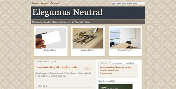 Elegumus Neutral Home