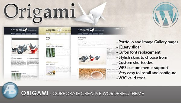 Origami WordPress Theme Origami WordPress Theme