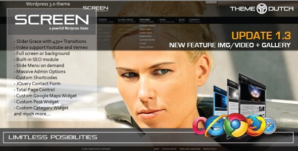 Screen theme