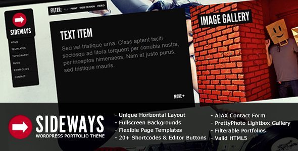 Sideways WordPress Theme