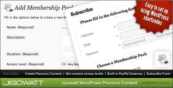 WordPress Premium Content WordPress Premium Content