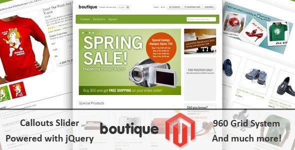 Boutique Magento Theme