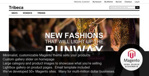 Tribeca Magento Theme