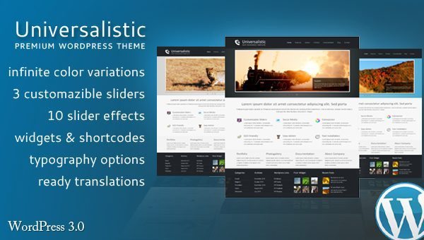 Universalistic WordPress Theme