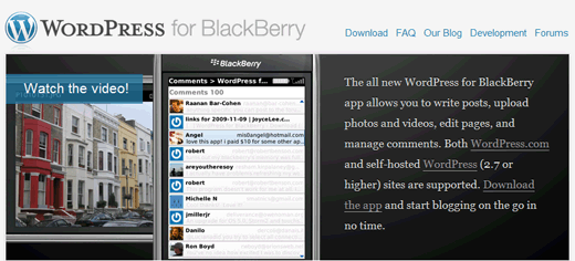 wp blackberry