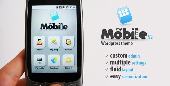 my mobile wordpress theme