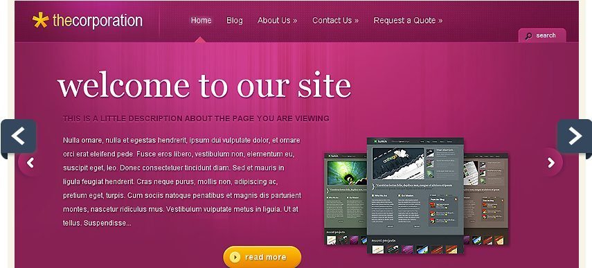 TheCorporation WordPress Theme TheCorporation WordPress Theme