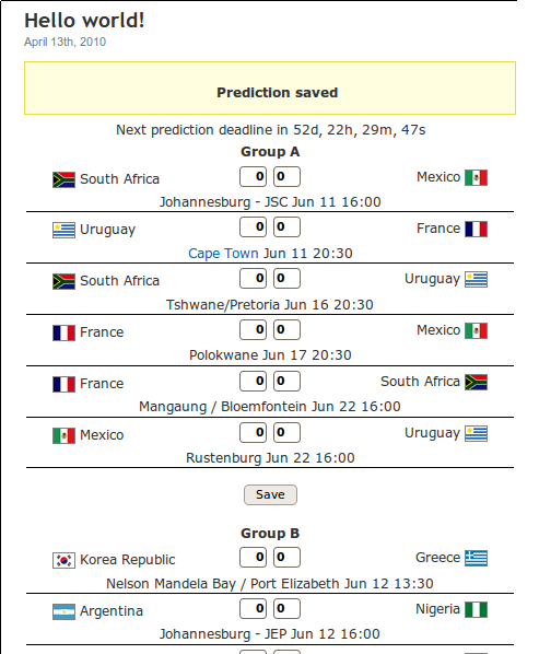 world cup predictor