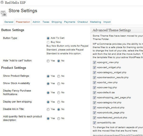 Store Setting Ppresentation