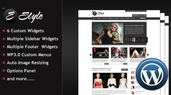 e style a fashion wordpress theme