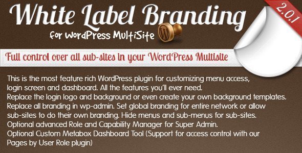 White Label Branding for WordPress Multisite