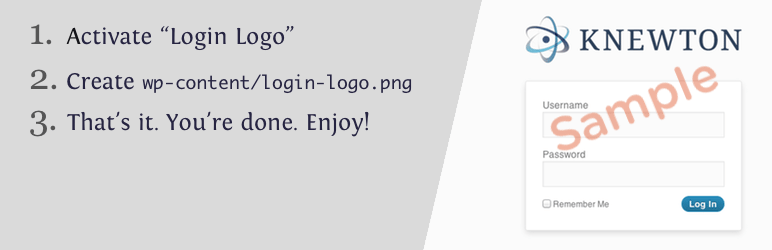 Login Logo WordPress Plugin