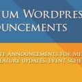 WordPress Announcements Plugin