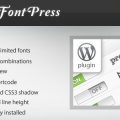 FontPress – Font Manager Plugin