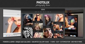 Photolux Photography Portfolio WordPress Theme