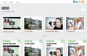Pinterest Style WordPress Themes Grido
