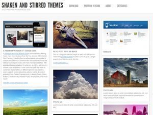Pinterest Style WordPress Themes Shaken Stirred
