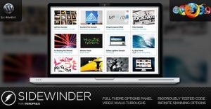 Pinterest Style WordPress Themes Sidewinder