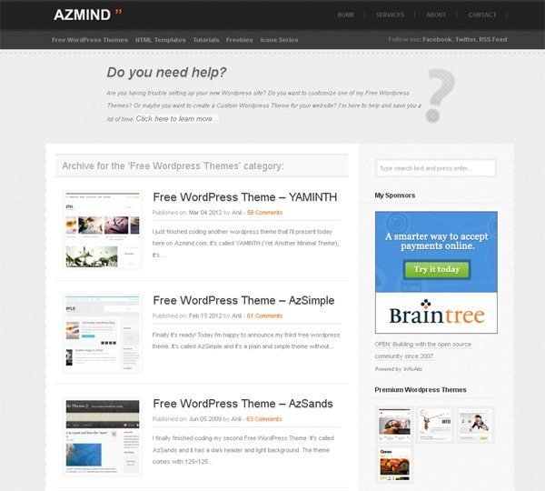 Azmind Free WordPress Themes