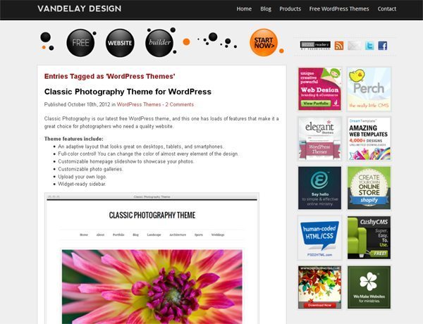 Vandelay Design WordPress Themes