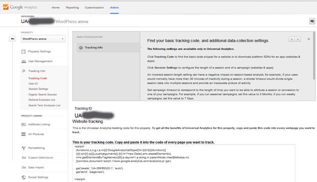 Google-Analytics-tracking-code